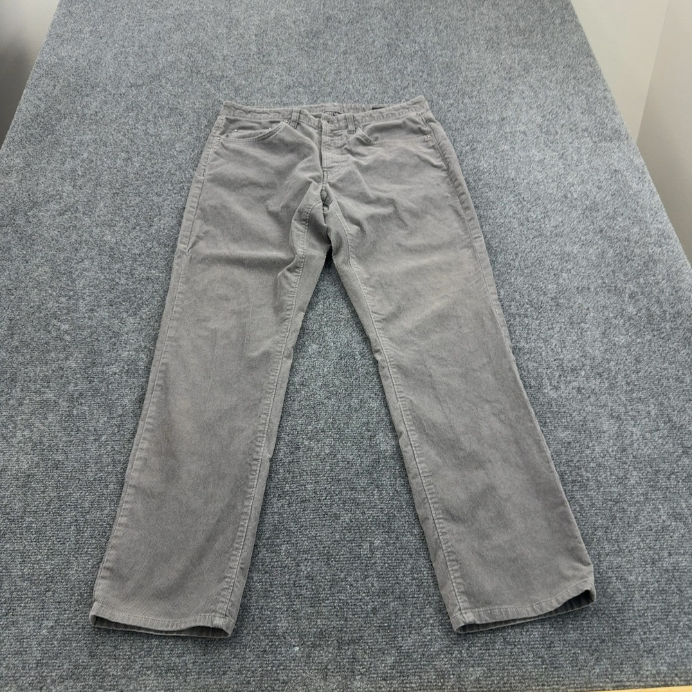 Bonobos Pants Mens 32 Grey Corduroy Slim Fit Casual Preppy‎